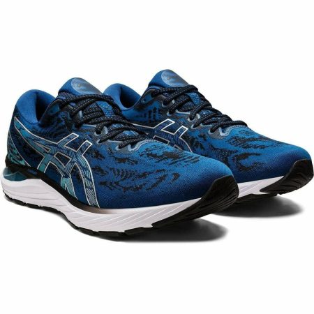 asics gel cumulus 23 mens running shoes blue 29628638363856