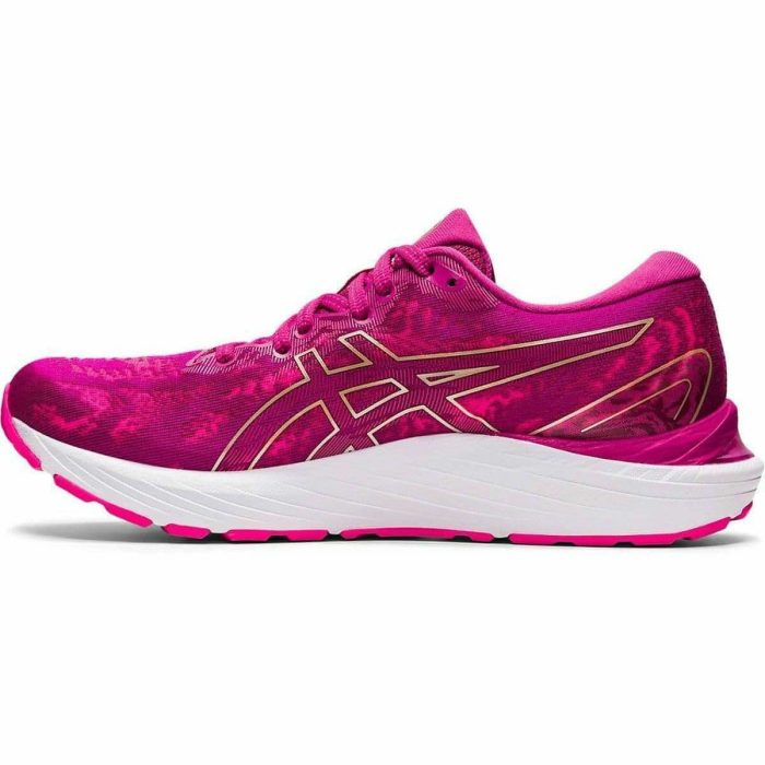 asics gel cumulus 23 womens running shoes pink 29634460385488