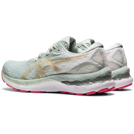 asics gel nimbus 23 sakura womens running shoes green 28549002985680