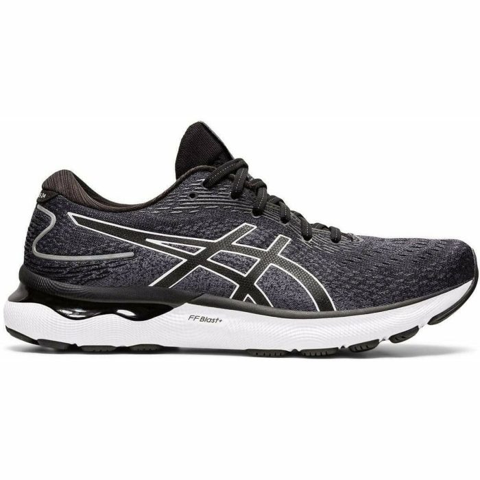 asics gel nimbus 24 wide fit 2e mens running shoes black 29628581347536