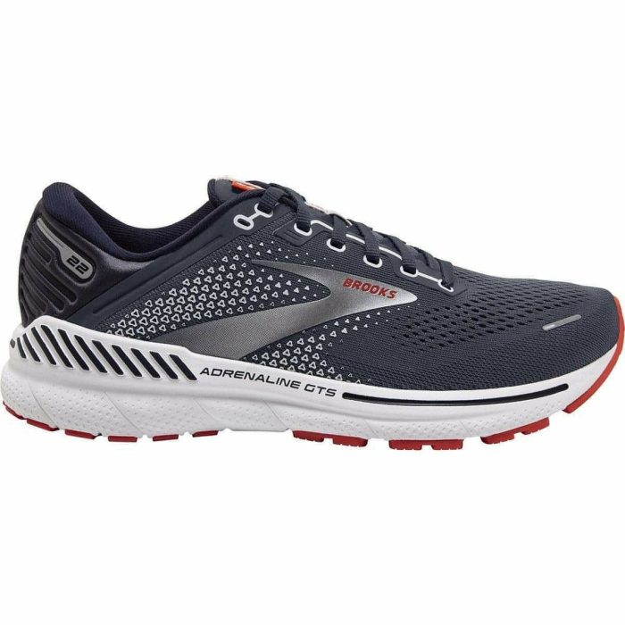 brooks adrenaline gts 22 mens running shoes navy 29675816878288