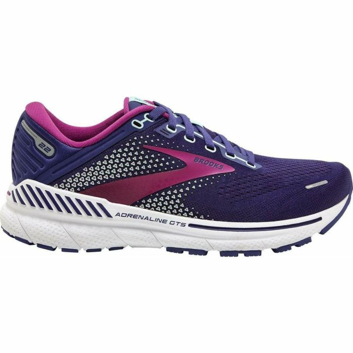 brooks adrenaline gts 22 womens running shoes purple 29675973640400