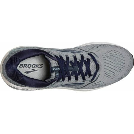 brooks beast 20 wide fit mens running shoes grey 30195605438672