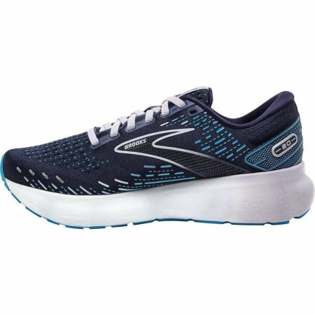 brooks glycerin 20 wide fit womens running shoes blue 29684642513104