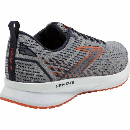 brooks levitate 5 mens running shoes grey 29692316844240