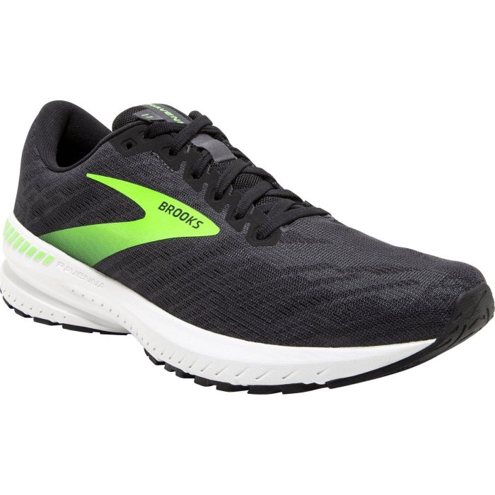 brooks ravenna 11 mens running shoes black 28824030576848