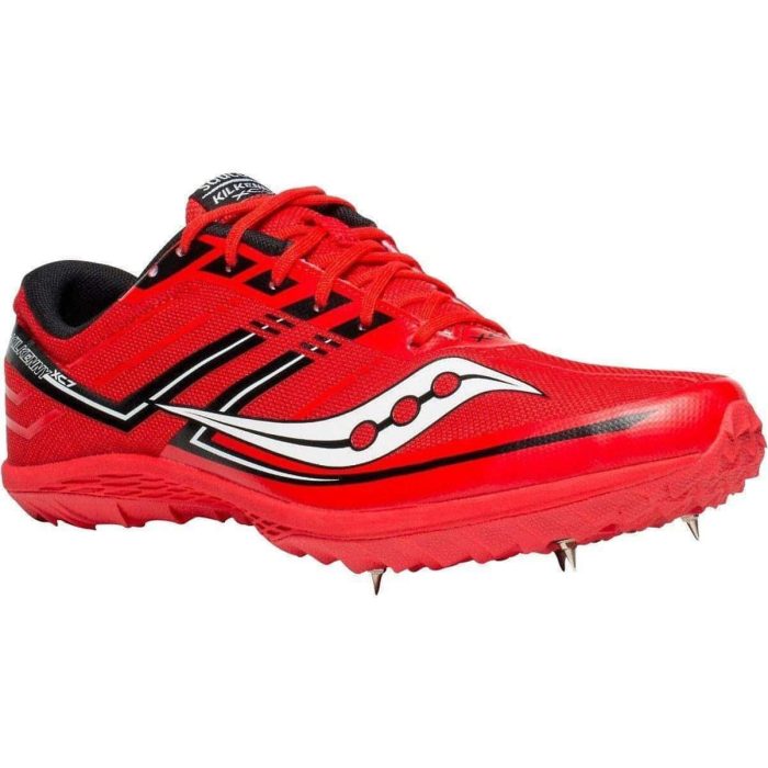 saucony kilkenny xc 7 cross country running spikes red 28508680257744