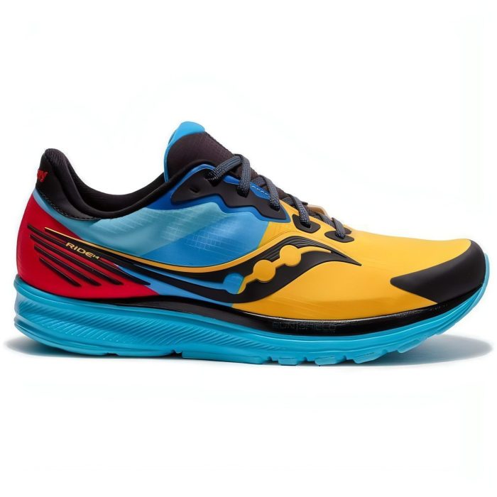 saucony ride 14 runshield mens running shoes blue 29152080593104